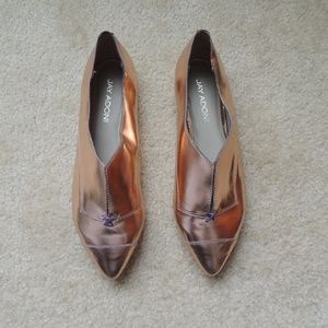 Jay Adoni Rose Gold Oxfords